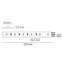ISOLED LED SIL830 / 860-Flex strip, 24V, 9.6W, IP20, dynamic white