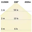 ISOLED top mirrored lamp drop E14 4W 450lm 3800K 220° CRI 80 