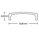 ISOLED tilbehør Wireophæng SURF12 RAIL / BORDERLESS (FLAT), hvid 200cm