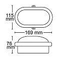 ISOLED Belysning i gården IP44, hvid 