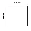 ISOLED LED panel Business Line 600, 38,5W 4600lm 4000K CRI >80