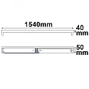 Fastholdelsesclip, hvid