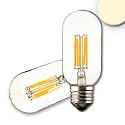 LED rørform E27 8W 850lm 2700K 360° CRI 80-89 dæmpbar