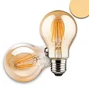 Glødepære standard VINTAGE LINE A60 dæmpbar klar E27 8W 500lm 2200K 360° CRI 80-89 dæmpbar