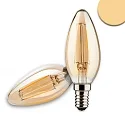 Glødepære kerteformet VINTAGE LINE C35 CANDELBULB DIM dæmpbar klar E14 4W 210lm 2200K 360° CRI 80-89 dæmpbar