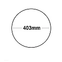 ISOLED Glas til FL, gennemsigtig