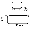 ISOLED Fjernbetjening SYS-PRO SINGLE COLOUR / 4 ZONE, sort