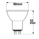 ISOLED Reflektorpære GU10 SUNSET Dim-To-Warm GU10 5,5W 345lm 2200-3000K 60° CRI >90 dæmpbar