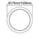 ISOLED LED downlight Flex 15W, IP52, UGR<19, suitable for offices, DA 5-16cm, not dimmable, white, 15W 4000K 1300lm 120°