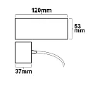 ISOLED Loftsroset 2-polet, hvid