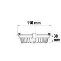 ISOLED LED office downlight UGR<19, Colorswitch, CRI >90, dimmable, Ø11cm, 13W 3000|3500|4000K 900lm 90°