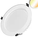 Downlight dæmpbar IP20, hvid dæmpbar
