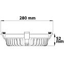 ISOLED Downlight dæmpbar IP20, hvid dæmpbar