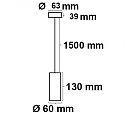 Pendel 130 rund GU10 IP20
