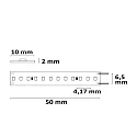 ISOLED LED CRI930 Linear 48V-Flex strip, 13W, IP20, 3000K