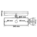 ISOLED LED emergency light X0AEFG180 UNI7, auto-test, 4W, IP65