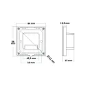 ISOLED Dæmper Sys-Pro, sort mat