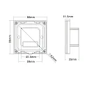 ISOLED Berøringspanel Sys-Pro, sort