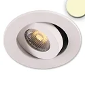 Indbygningslampe MiniAMP IP20, hvid dæmpbar 3,6W 300lm 3000K 50° 50° CRI >91