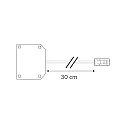 ISOLED distributør MiniAMP 2-polet, hvid