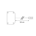 ISOLED distributør MiniAMP 2-polet, hvid