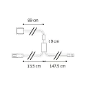 ISOLED MiniAMP PIR motion sensor, 12-24V DC, 5A, IP20, incl. surface mount bracket