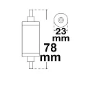 ISOLED R7s 6W 500lm 4000K 360° CRI >80 dæmpbar