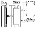 ISOLED controller, hvid