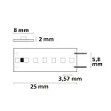 ISOLED LED CRI960 Linear ST8-Flex strip, 24V, 15W, IP20, cool white