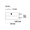 ISOLED LED CRI927 Linear ST8-Flex strip, 24V, 22W, IP20, warm white