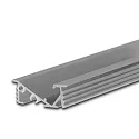 LED recessed profile FURNIT6 D for furniture mounting, 42° tilted, aluminium, 200cm, anodized aluminium