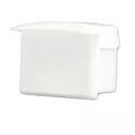 Accessory for profile DIVE12 - endcap (1 pc.), EC7W, white, closed