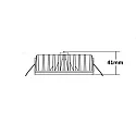 ISOLED recessed luminaire Sys-90 MiniAMP dimmable IP44, dimmable 10W 800lm 4000K 100° 100° CRI 92