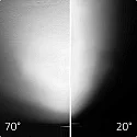 3-faset spot 42W - 20°-70° ON-OFF omskiftelig, fokuserbar, kardanisk drejning IP20, hvid mat 