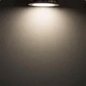 ISOLED Downlight flad, dæmpbar IP42, sølv dæmpbar