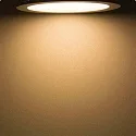 ISOLED downlight flat, dimmable IP42, silver dimmable