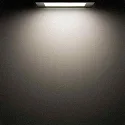 ISOLED Downlight flad, dæmpbar IP42, sølv dæmpbar
