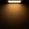 ISOLED downlight flat, dimmable IP42, silver dimmable