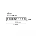ISOLED LED Strip HEQ FLEX HIGH BRIGHT 2-polet hvid