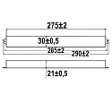 ISOLED Transformer PWM SLIM PUSH/DALI-2 DALI styrbar, hvid