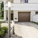 Pælelampe 1100 cylindrisk, med sensor, omskiftelig E27 IP44