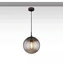 Pendel INFINITY SMOKY GLASS 25 1-flamme, rund E27 IP20, sort dæmpbar