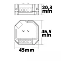 ISOLED Dæmper DALI-2 DT6 / PUSH DALI styrbar, hvid