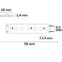 ISOLED LED Strip CRI FOOD FLEX FISH 2-polet hvid