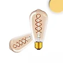 Lyskilde Edison pæreformet VINTAGE LINE EDISONBULB ST64 omskiftelig ST64 E27 3,8W 200lm 2200K 360° CRI >90 