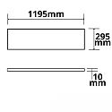 ISOLED LED panel HCL LINE 1200 til VDU-arbejdsstation, 45W 4350lm 2700-5700K 120° 120° CRI 80-89