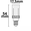 ISOLED LED fridge lamp 32SMD switchable E14 3,5W 364lm 2700K 270° CRI 80-89 