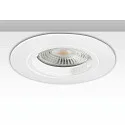 mounting frame GU10/MR16 round, with lamp socket, white