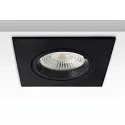 mounting frame GU10/MR16 square, with lamp socket, black