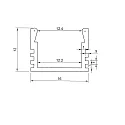 ISOLED surface profile MAXI-AB V2 / SURF/DIVE 12, anodised aluminium